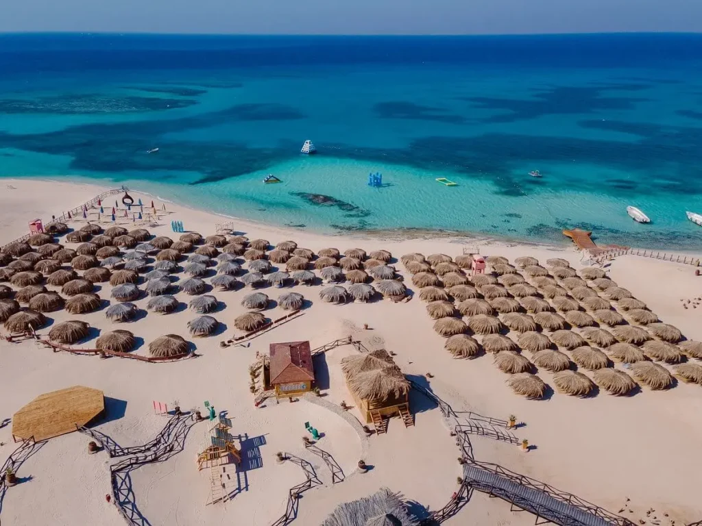 Hurghada Paradise Island – biały piasek
