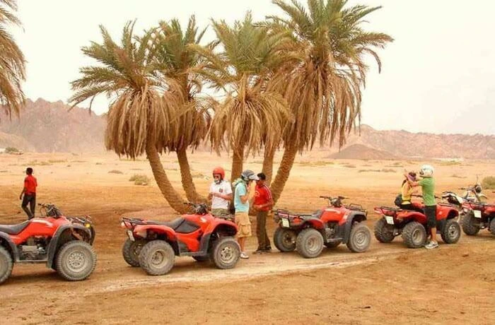moto quad safari 5 godzin – wioska Beduinów marsa alam