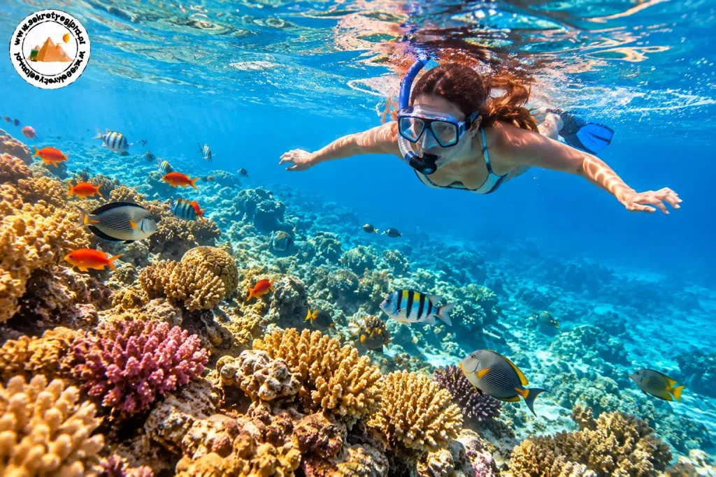 Snorkeling nad rafą koralową w Egipcie - snorkeling w Egipcie
