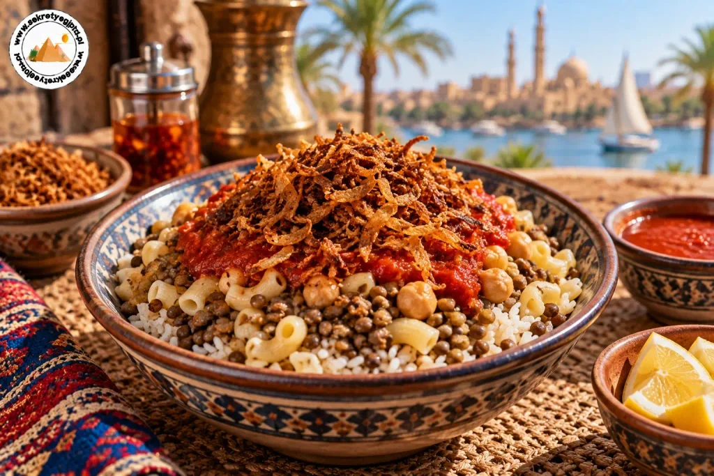 Kushari - popularne danie kuchni egipskiej

